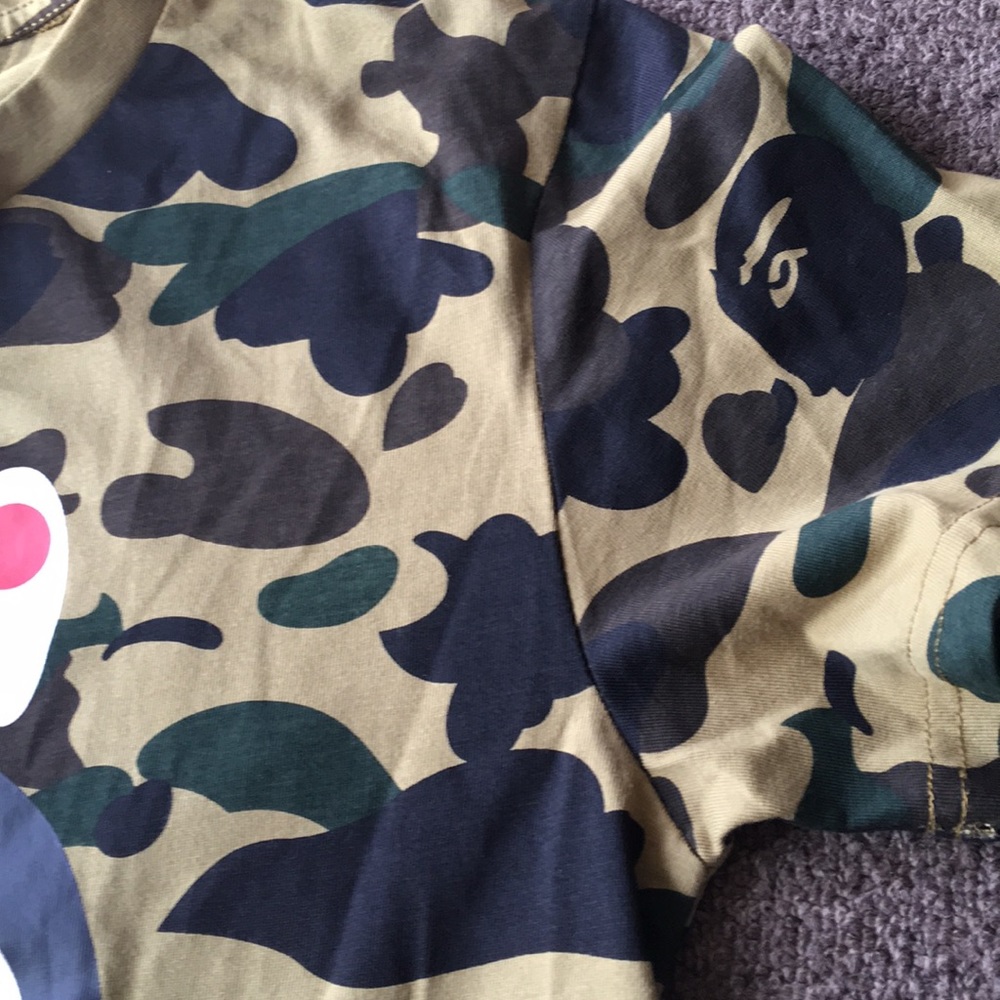 Black and camel Ape t-shirt - Picture 3 of 8